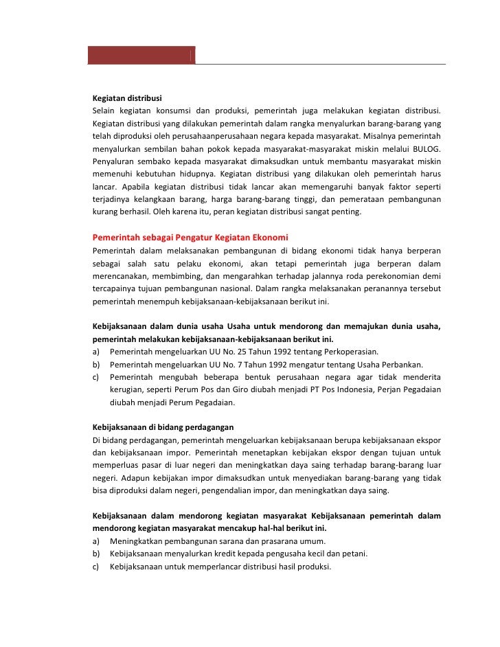 Sistem Dan Pelaku Ekonomi Sistem Dan Pelaku Ekonomi