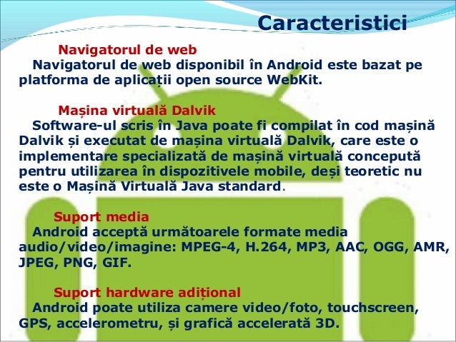 Sistem De Operare Android Madalina Olariu