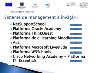 Sisteme de management a invatarii | PPTX