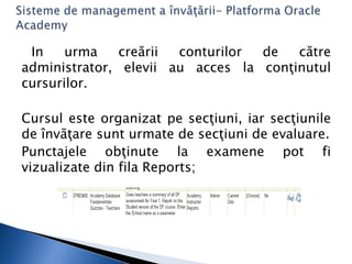 Sisteme de management a invatarii | PPTX