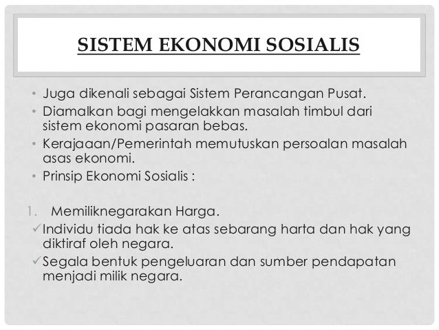 Institusi Institusi Islam Perbezaan Antara Sistem Ekonomi Institusi Institusi Islam Perbezaan Antara Sistem Ekonomi