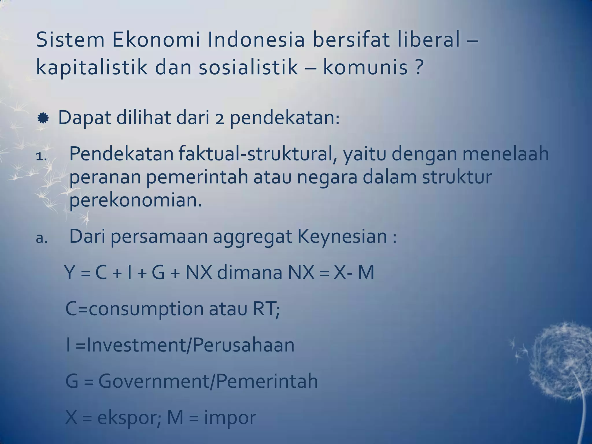 Sistem ekonomi pancasila | PPTX