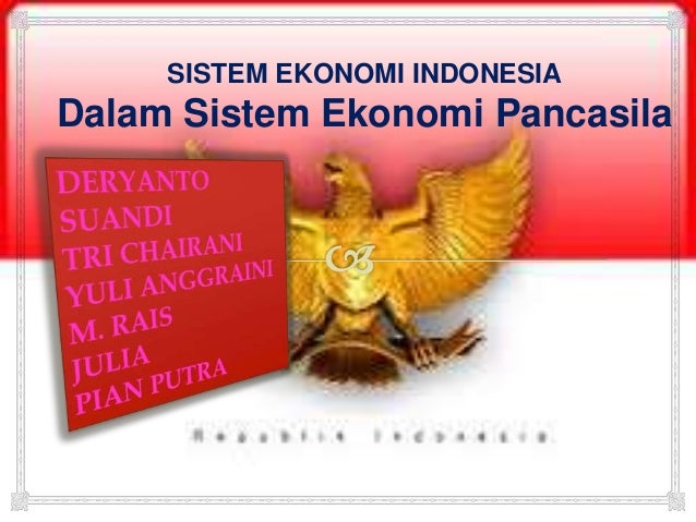 Sistem Ekonomi Pancasila Indonesia Gambar