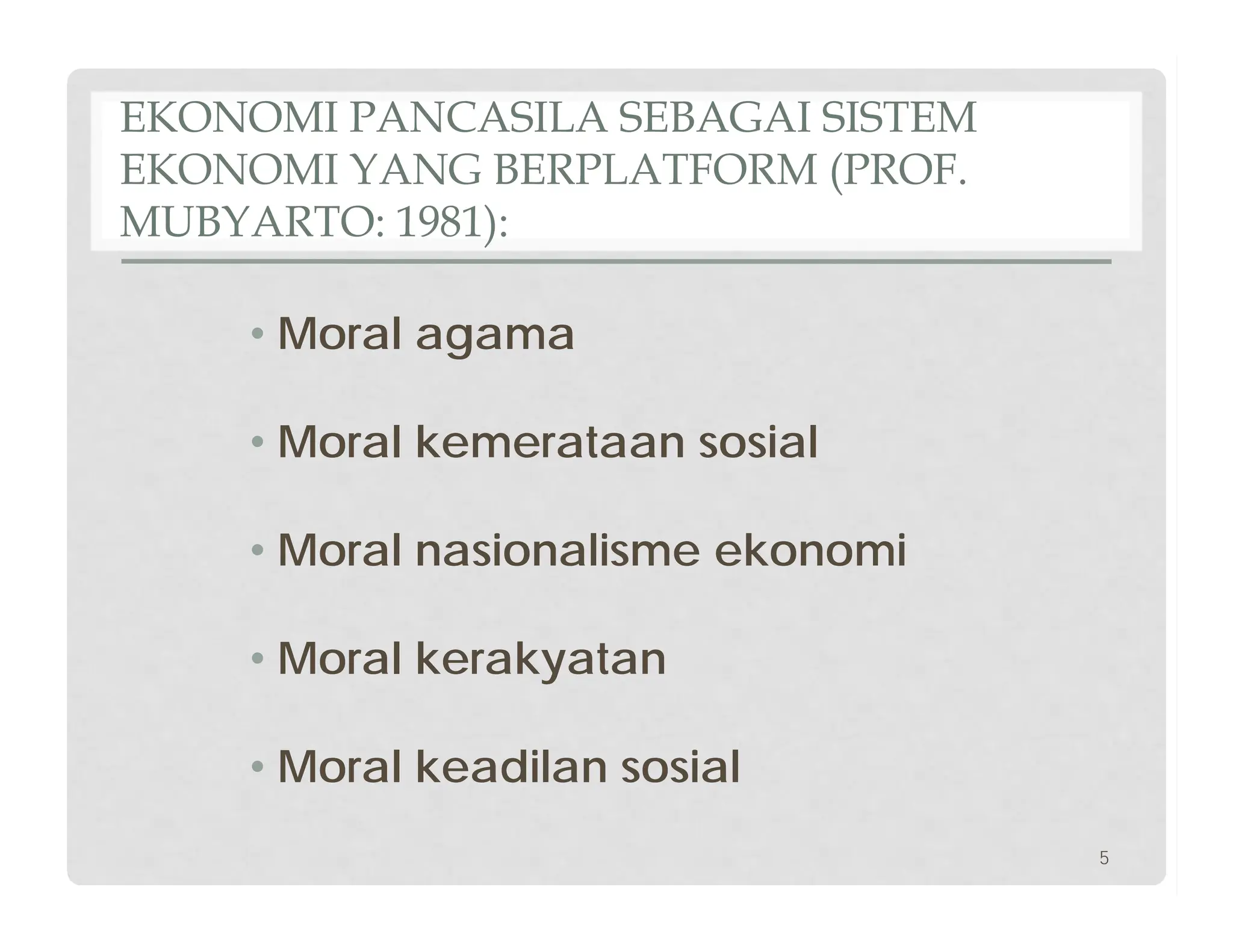 SISTEM EKONOMI PANCASILA untuk kelas 10 smk | PDF