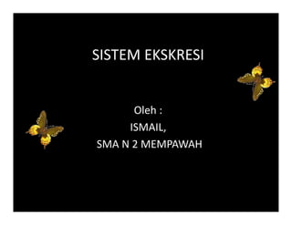 SISTEM EKSKRESI


      Oleh :
     ISMAIL,
SMA N 2 MEMPAWAH
 