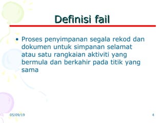 Sistem fail dan surat menyurat | PPT