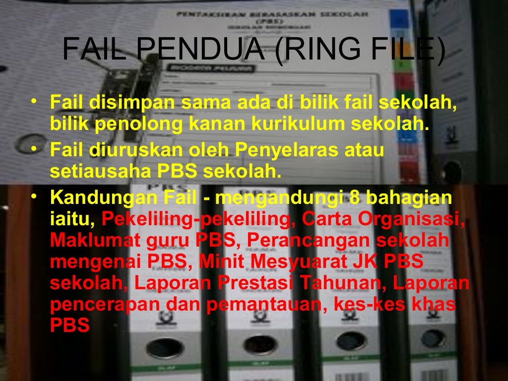 Sistem fail induk pengurusan pbs