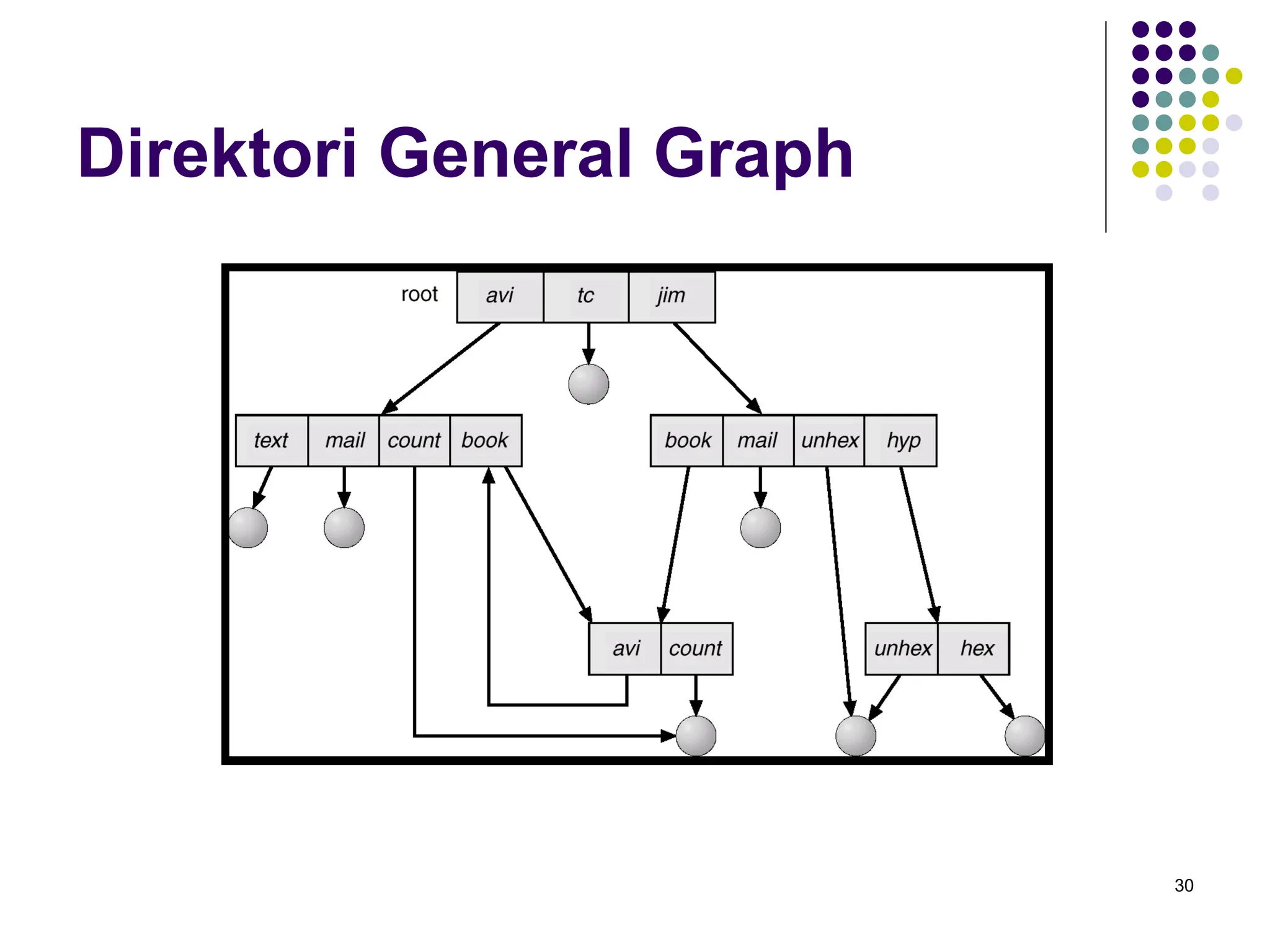 30
Direktori General Graph
 