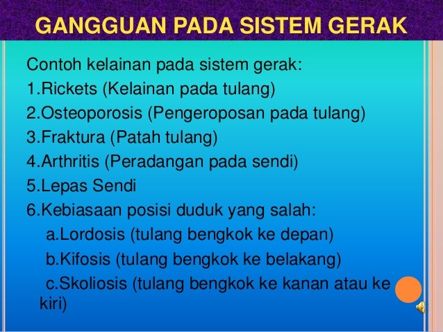 Sistem Gerak Pada Manusia