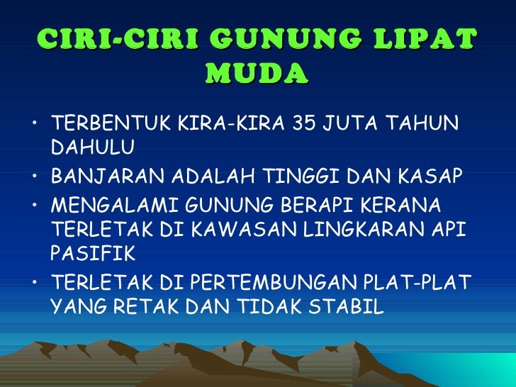 Sistem Gunung Lipat