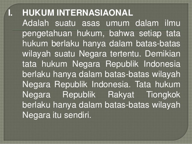 SISTEM HUKUM INDONESIA