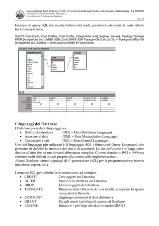 Sistemi Informatici Radiologici Tsrm 2008 09