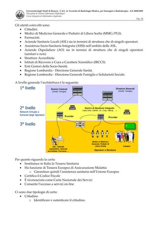 Sistemi Informatici Radiologici Tsrm 2008 09
