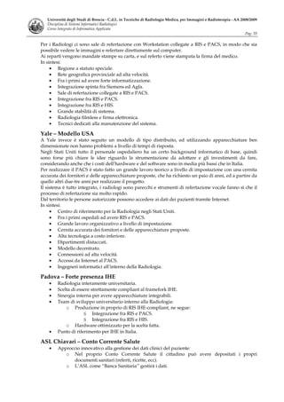 Sistemi Informatici Radiologici Tsrm 2008 09