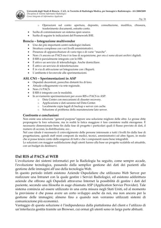 Sistemi Informatici Radiologici Tsrm 2008 09