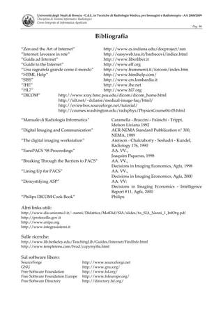 Sistemi Informatici Radiologici Tsrm 2008 09
