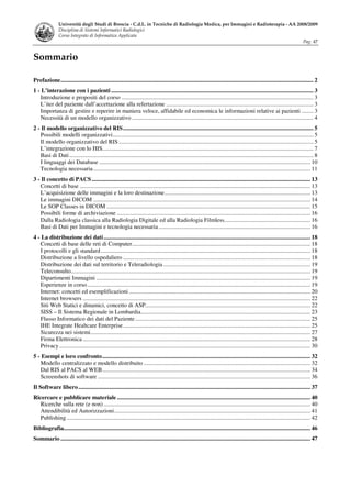Sistemi Informatici Radiologici Tsrm 2008 09