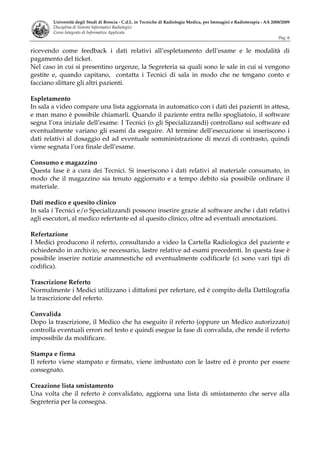 Sistemi Informatici Radiologici Tsrm 2008 09