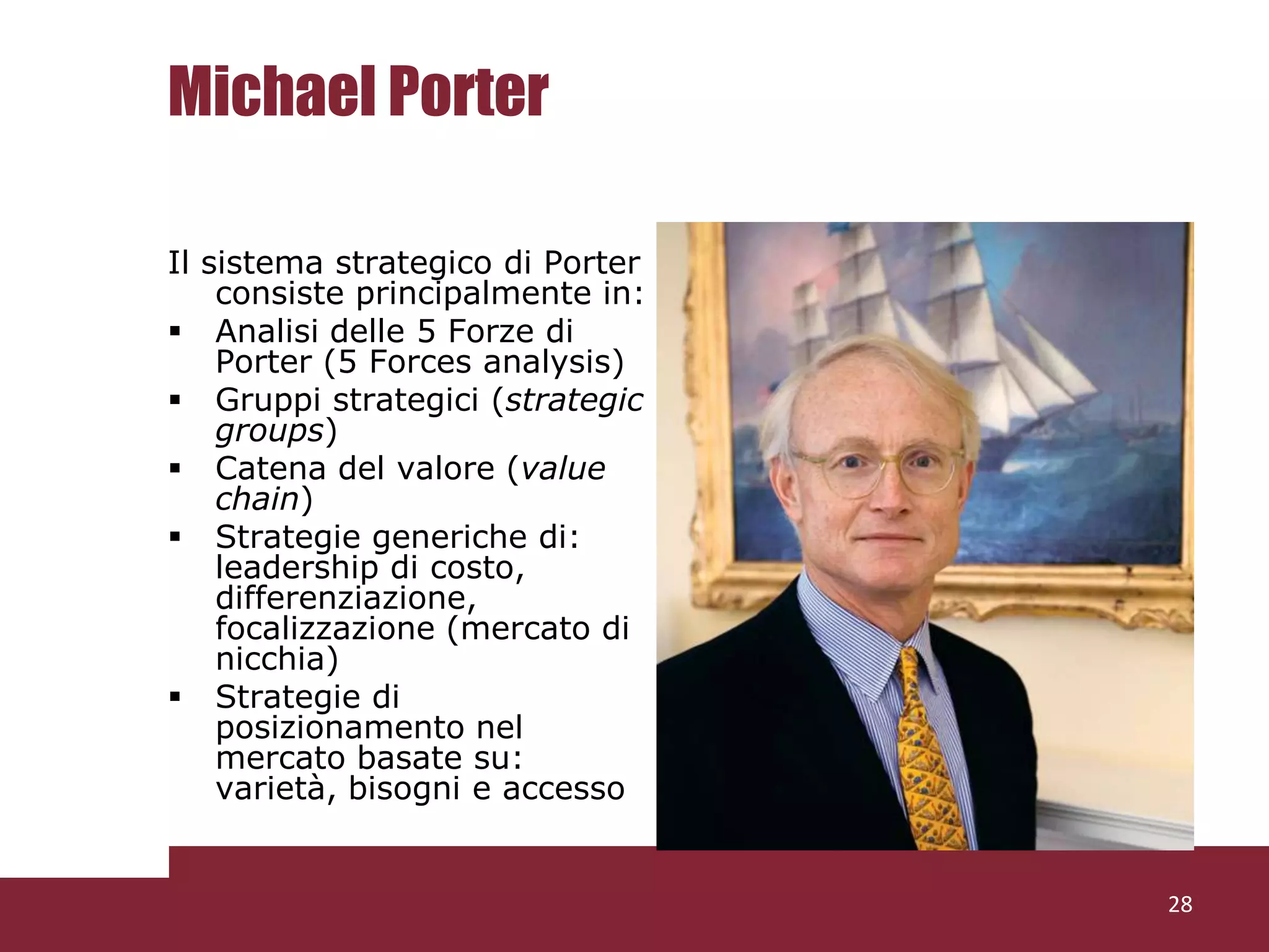 Strategia d’impresa o aziendale	Stretta correlazione tra il tipo di organizzazione e la dimensione strategicaOrganizzazioni meccanicisticheOrganizzazioni di tipo biologicoOrganizzazioni brain