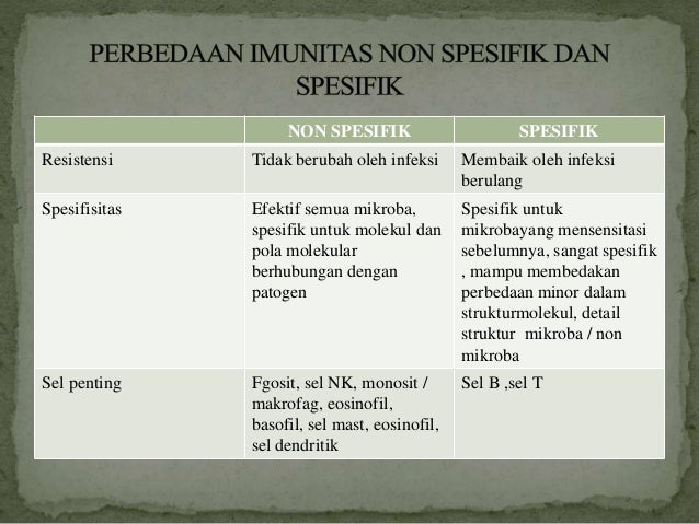 Sistem Imun Spesifik Slideshare
