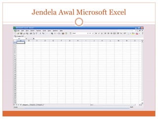 Jendela Awal Microsoft Excel
 