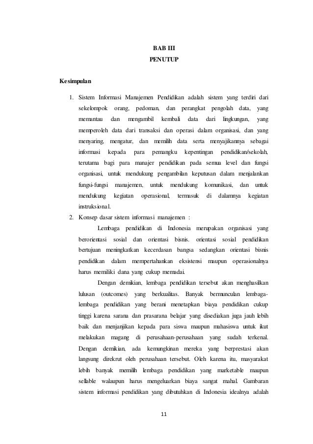 Sistem Informasi Dalam Manajemen Pendidikan Islam