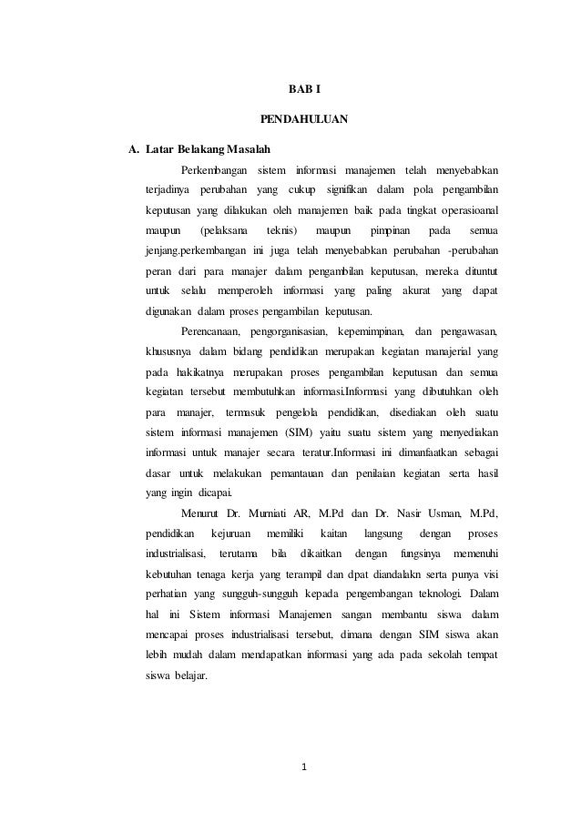 Sistem Informasi Dalam Manajemen Pendidikan Islam