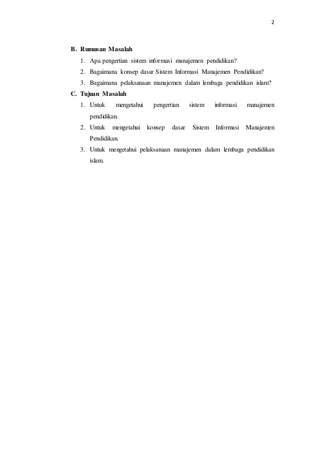 Sistem Informasi Dalam Manajemen Pendidikan Islam