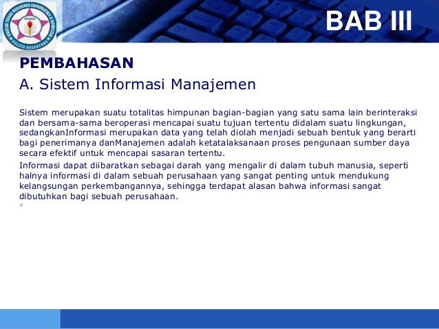 Sistem informasi manajemen