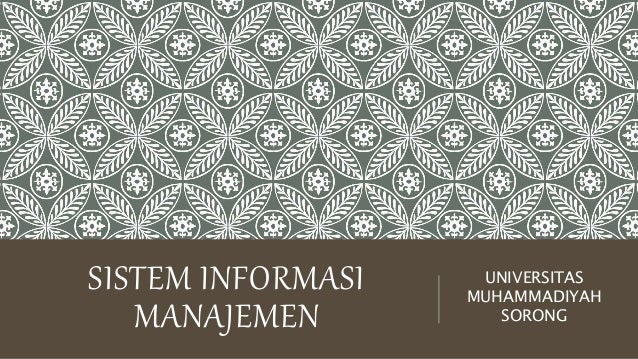 Sistem Informasi Manajemen Aming