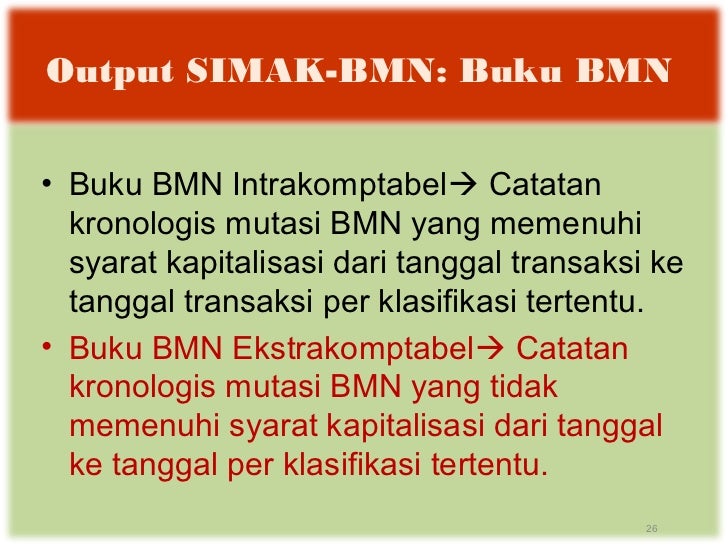 Sistem informasi manajemen dan akuntansi bmn