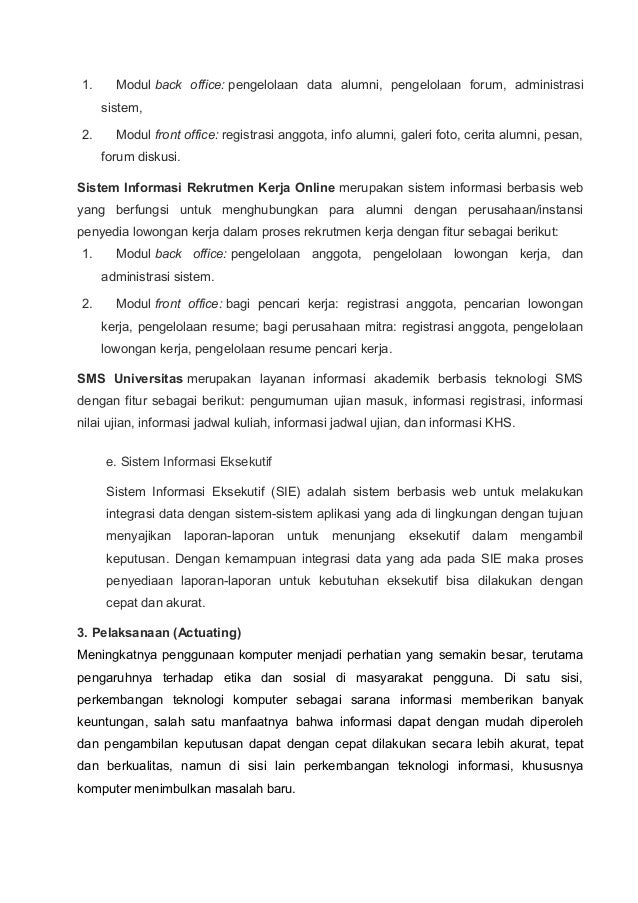 Contoh Pelaporan Data Dan Informasi Sim Seputar Laporan