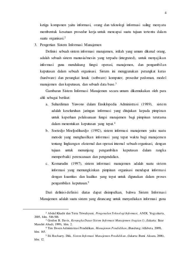 Sistem Informasi Manajemen Pendidikan Konsep Dan Pelaksanaan Dalam L