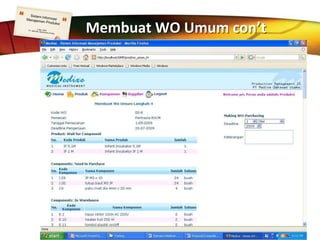 Sistem informasi manajemen produksi | PPTX