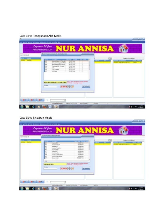 Sistem Informasi Manajemen Sumah Sakit  SabilaKomputama 