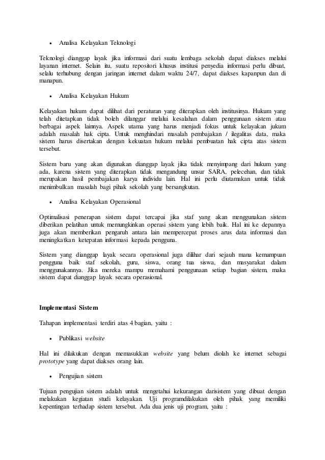 Sistem Informasi Manajemen Sekolah Dita