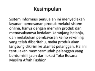 Kesimpulan Penjualan Online: Sebuah Transformasi Perdagangan Modern