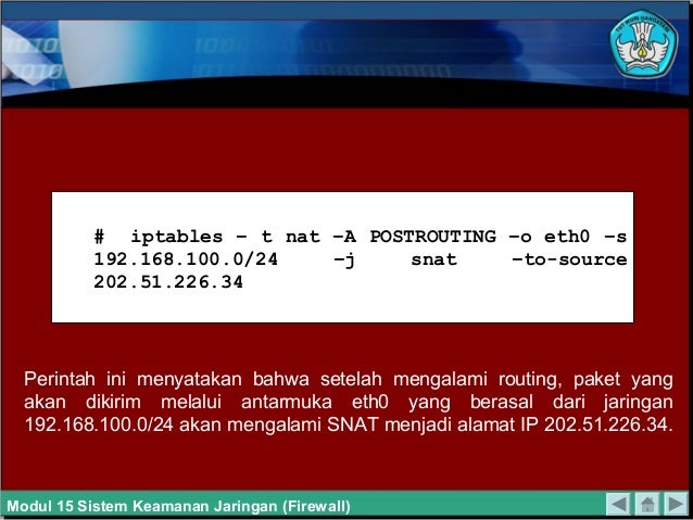 Sistem Keamanan Jaringan Firewall