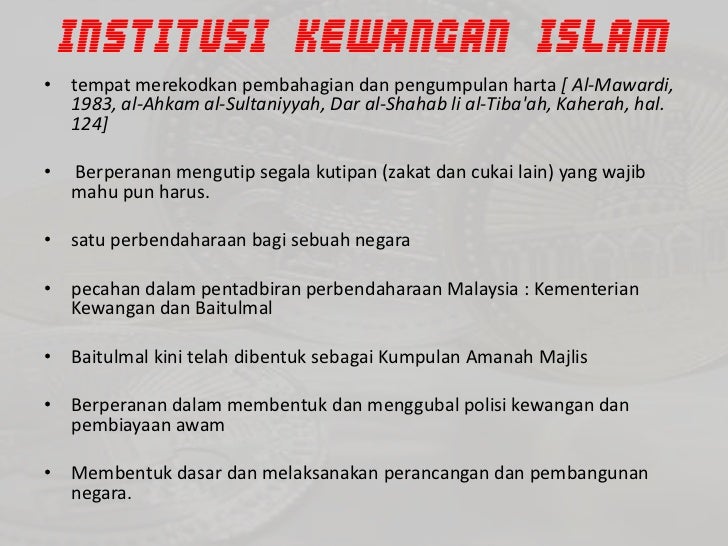Sistem Kewangan Islam
