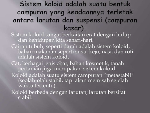 Sistem koloid powerpoint