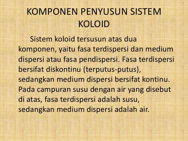SISTEM KOLOID
