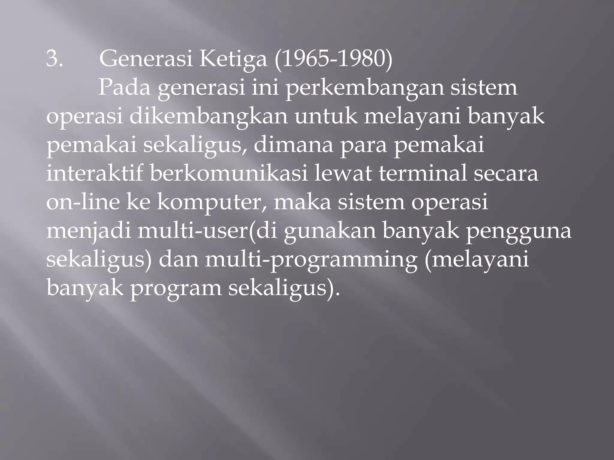 Sistem komputer (operating sistem (OS) ) | PPT