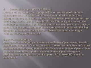 Sistem komputer (operating sistem (OS) ) | PPTX