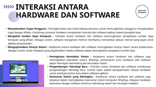 Software Computer Contoh Presentasi Mapel Informatika kelas X Materi Sistem Komputer | PPTX