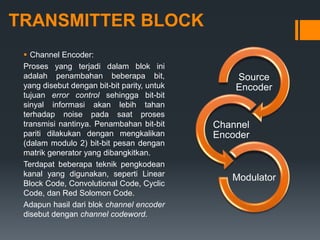 Transmisi Data Encoder/decoder Sistem Komunikasi Digital | PPTX