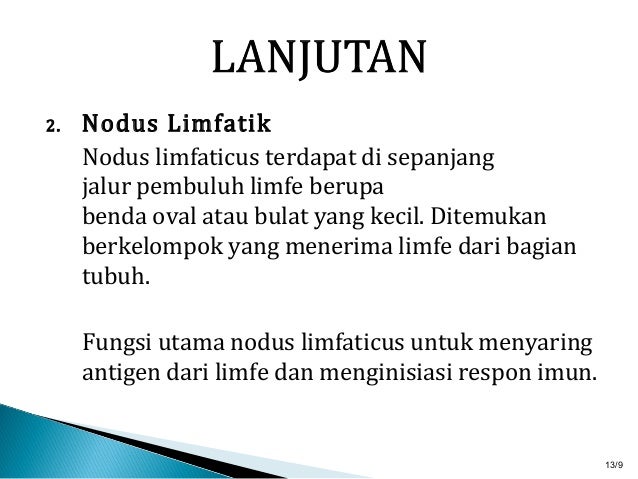 Sistem limfatik jadi