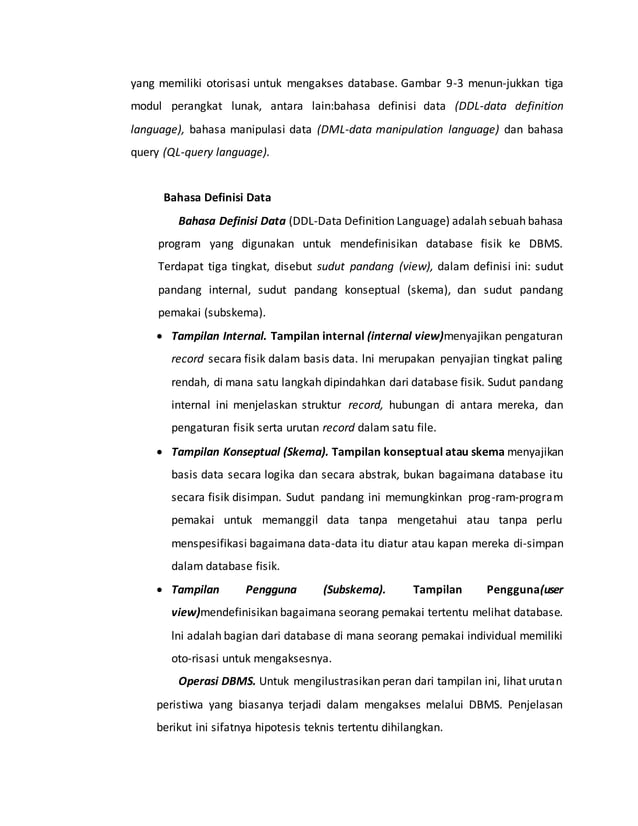 Sistem manajemen basis data | DOCX