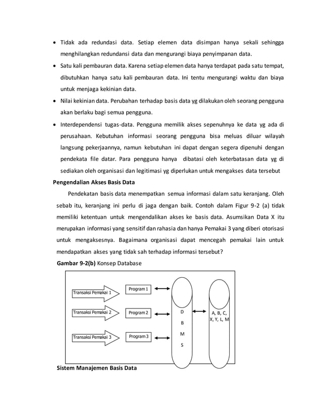Sistem manajemen basis data | DOCX