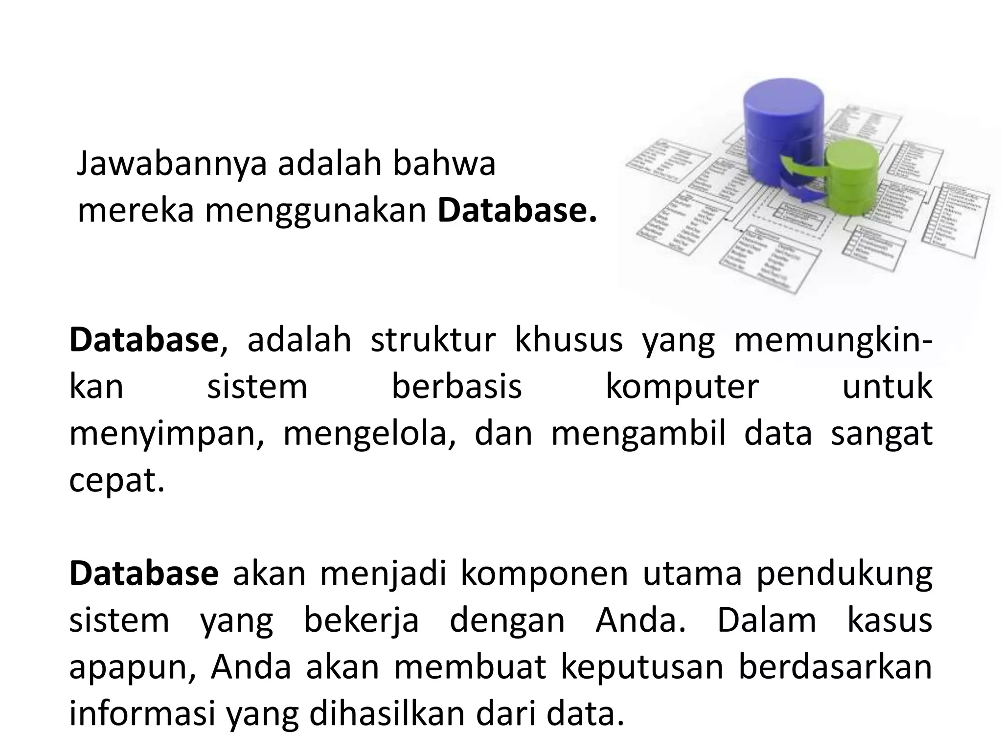 Sistem Manajemen Basis Data 2 | PPT