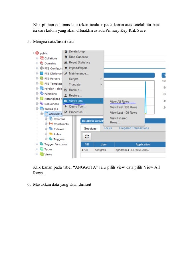 Sistem manajemen basisdata postgresql